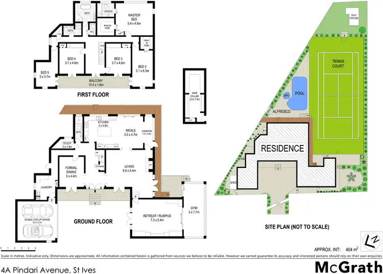 Floorplan of Homely house listing, 4A Pindari Avenue, St Ives NSW 2075