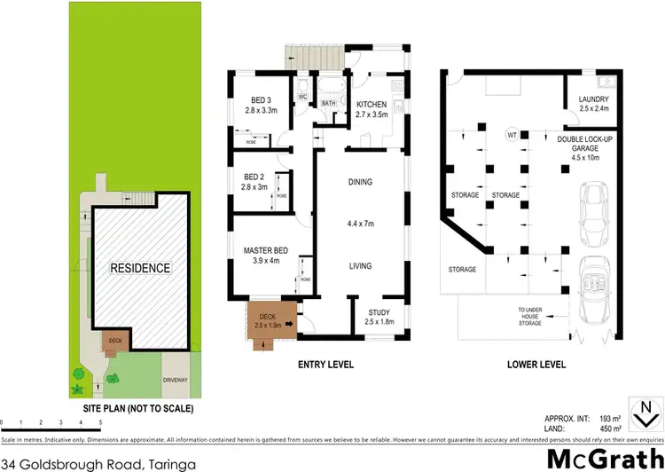 Floorplan of Homely house listing, 34 Goldsbrough Road, Taringa QLD 4068