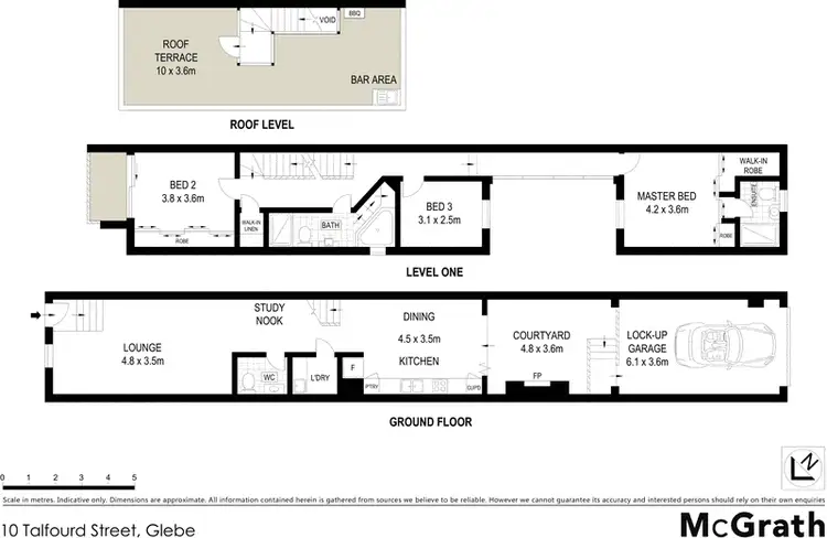Floorplan of Homely house listing, 10 Talfourd Street, Glebe NSW 2037