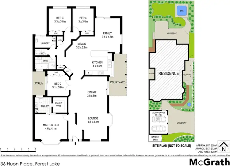 Floorplan of Homely house listing, 36 Huon Place, Forest Lake QLD 4078