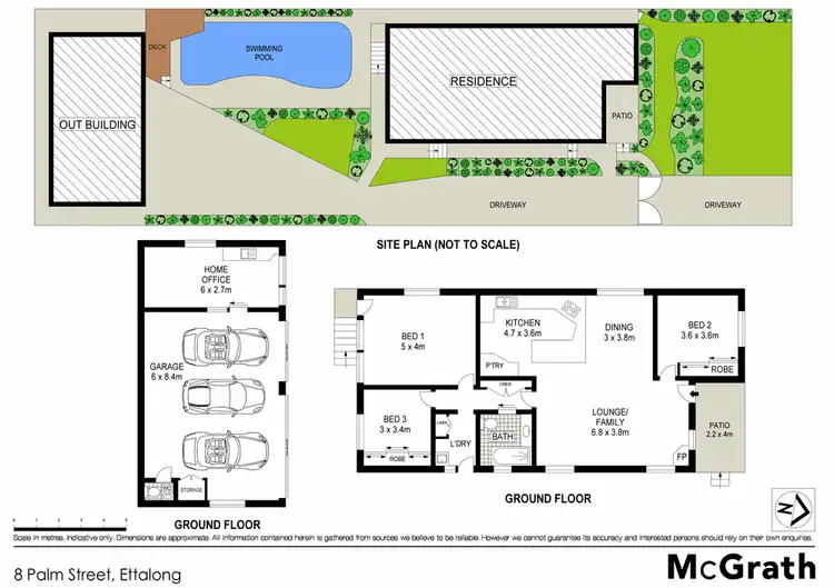Floorplan of Homely house listing, 8 Palm Street, Ettalong Beach NSW 2257