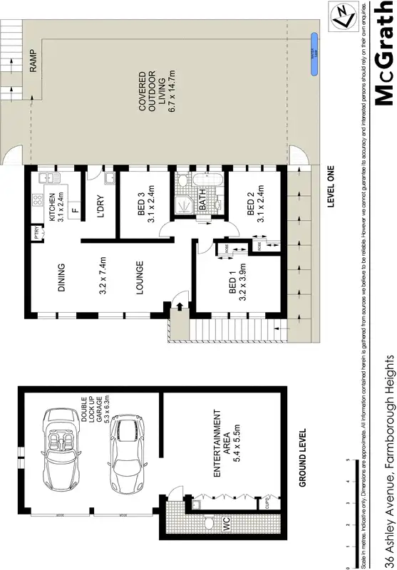 Floorplan of Homely house listing, 36 Ashley Avenue, Farmborough Heights NSW 2526