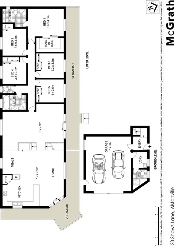 Floorplan of Homely rural property listing, 23 Shaws Lane, Tuckombil NSW 2477