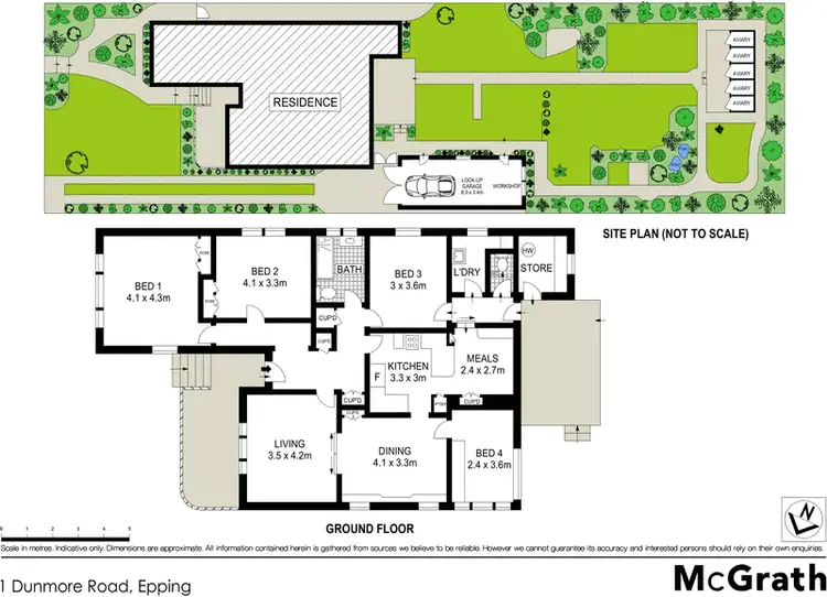 Floorplan of Homely house listing, 1 Dunmore Road, Epping NSW 2121