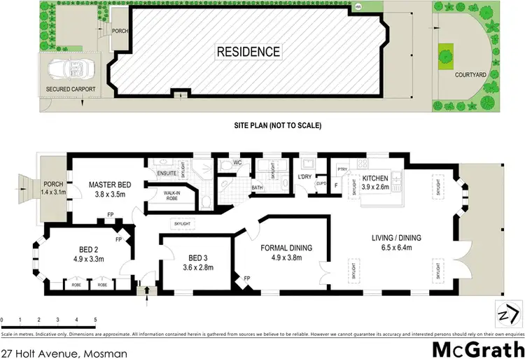 Floorplan of Homely house listing, 27 Holt Avenue, Mosman NSW 2088