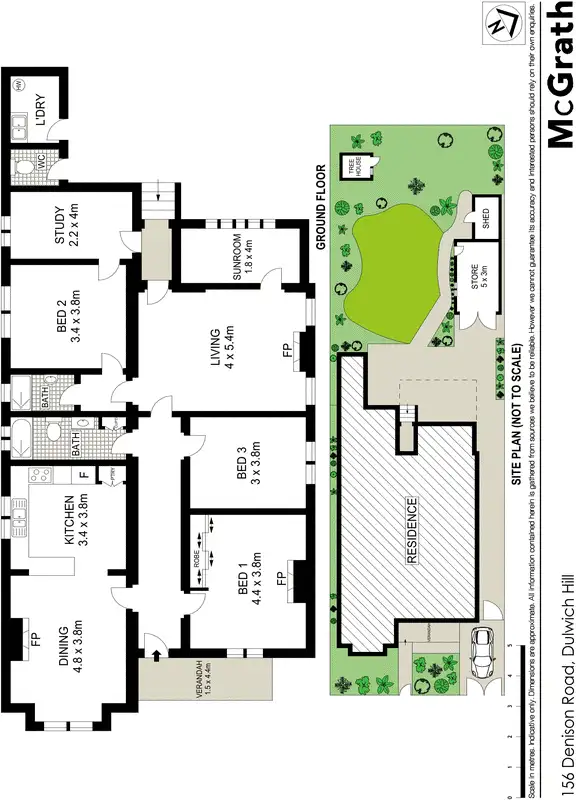 Floorplan of Homely house listing, 156 Denison Road, Dulwich Hill NSW 2203