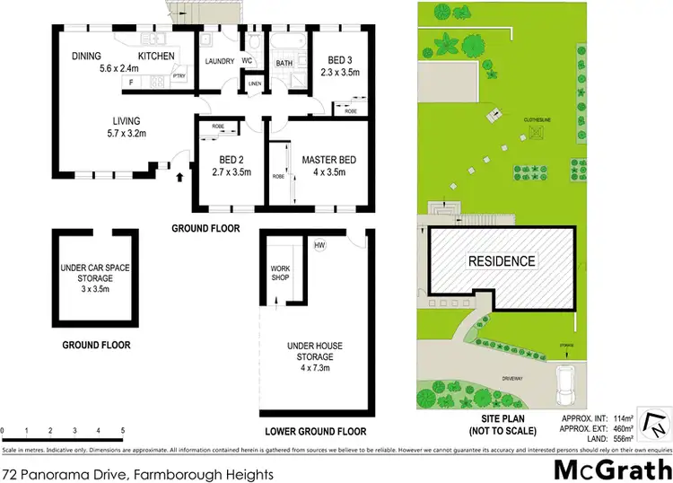 Floorplan of Homely house listing, 72 Panorama Drive, Farmborough Heights NSW 2526