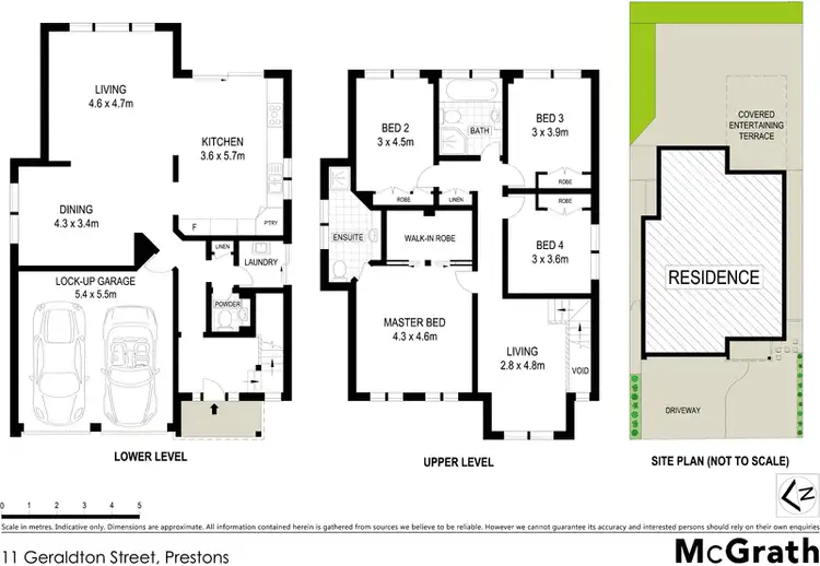 Floorplan of Homely house listing, 11 Geraldton Street, Prestons NSW 2170