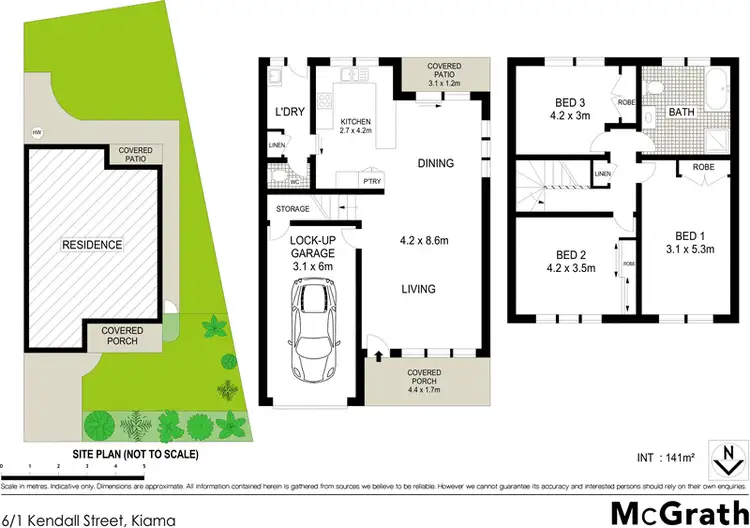Floorplan of Homely unit listing, 6/1 Kendall Street, Kiama NSW 2533