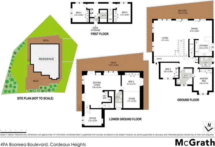 Floorplan of Homely house listing, 49a Booreea Boulevard, Cordeaux Heights NSW 2526