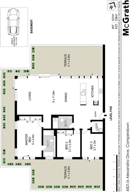 Floorplan of Homely apartment listing, 4501/6 Alexandra Drive, Camperdown NSW 2050