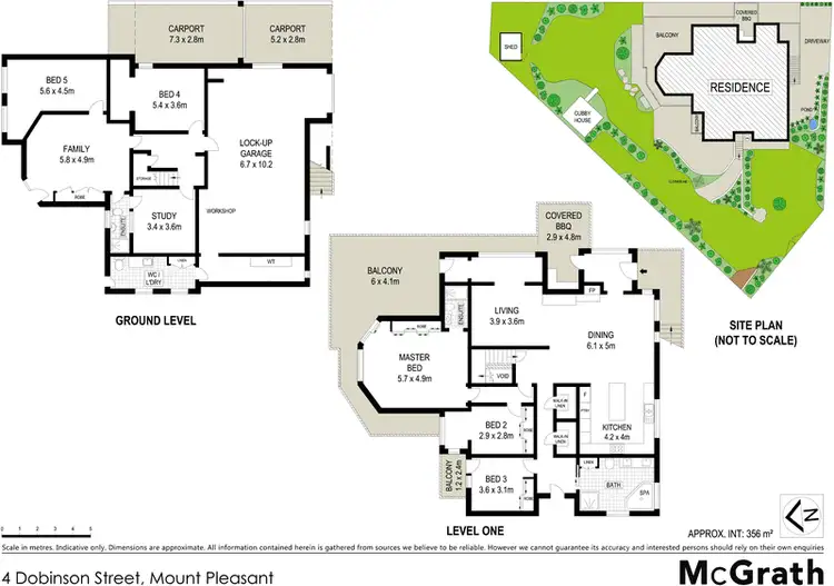 Floorplan of Homely house listing, 4 Dobinson Street, Mount Pleasant NSW 2519