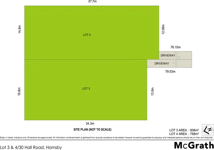 Floorplan of Homely land listing, Lot 3 30 Hall Road, Hornsby NSW 2077