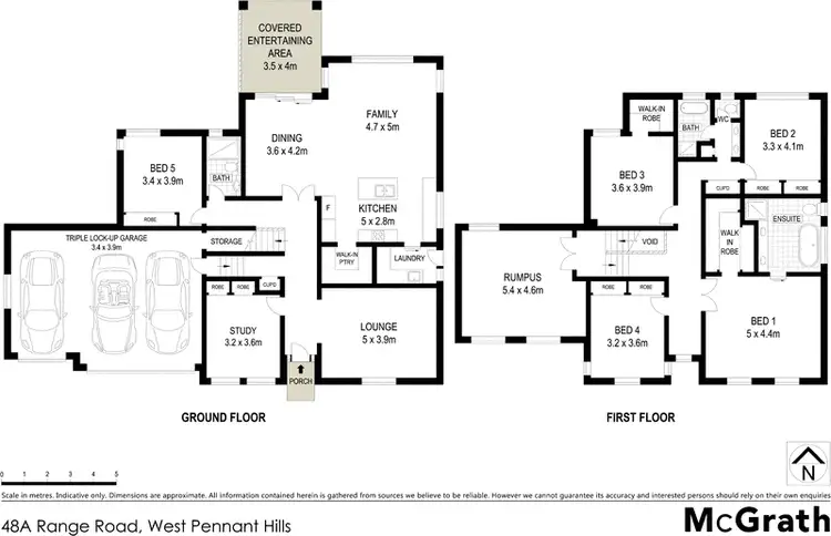Floorplan of Homely house listing, 48A Range Road, West Pennant Hills NSW 2125