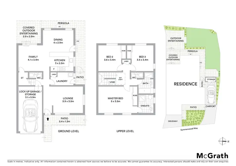 Floorplan of Homely townhouse listing, 17 Summerwood Way, Beecroft NSW 2119