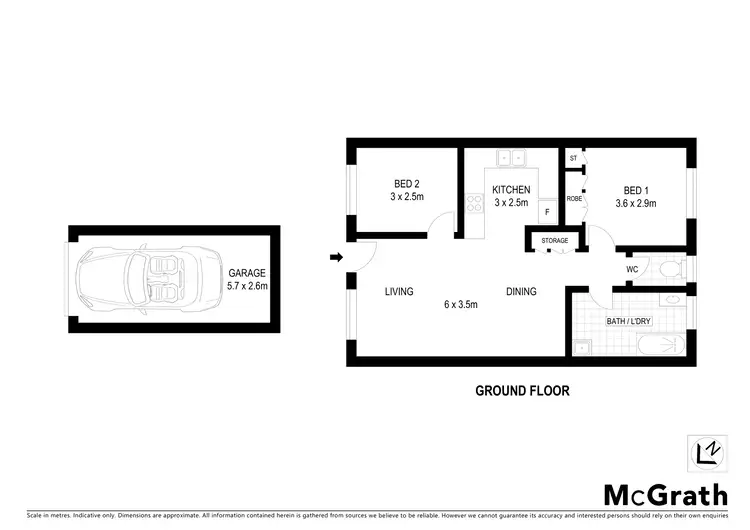 Floorplan of Homely apartment listing, 1/11 Kingscliff Street, Kingscliff NSW 2487