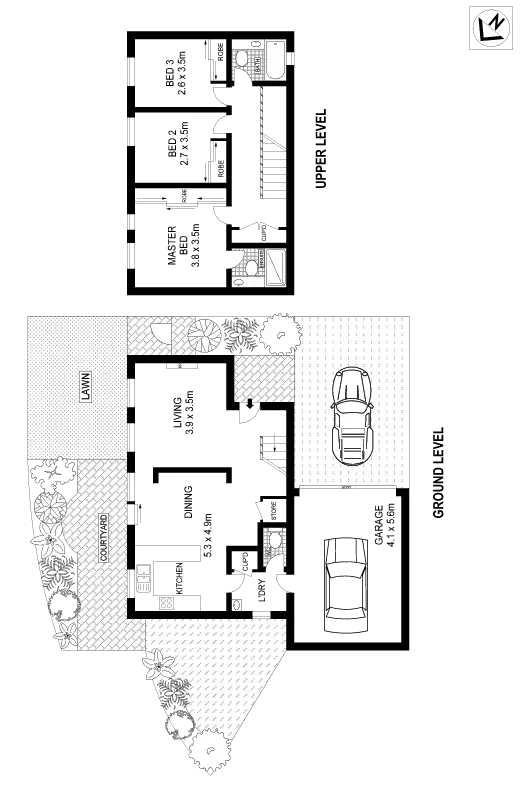 Floorplan of Homely townhouse listing, 78 Jacaranda Place, South Coogee NSW 2034