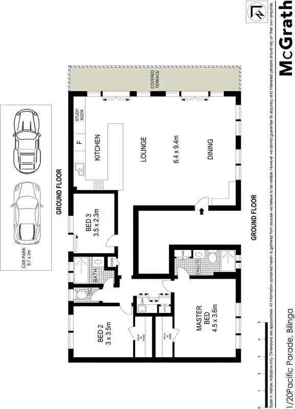 Floorplan of Homely apartment listing, 1/20 Pacific Parade, Bilinga QLD 4225