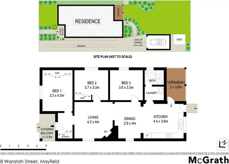 Floorplan of Homely house listing, 8 Waratah Street, Mayfield NSW 2304