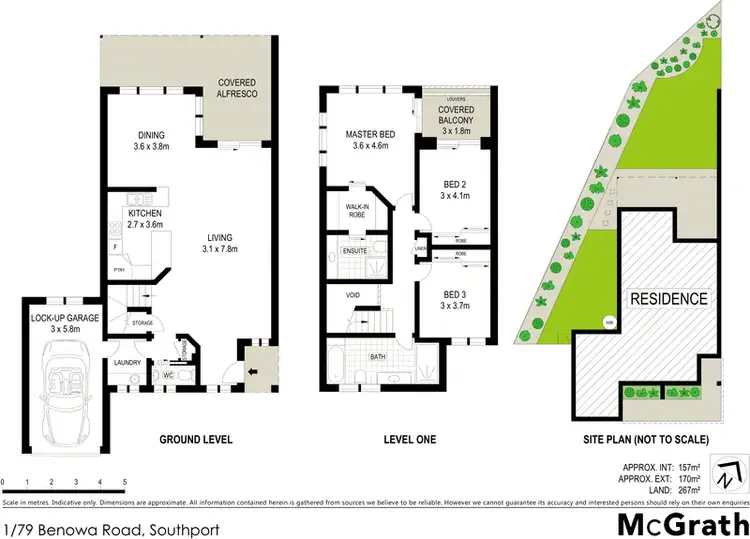 Floorplan of Homely townhouse listing, 1/79 Benowa Road, Southport QLD 4215