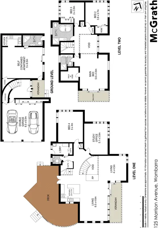 Floorplan of Homely house listing, 125 Morrison Avenue, Wombarra NSW 2515