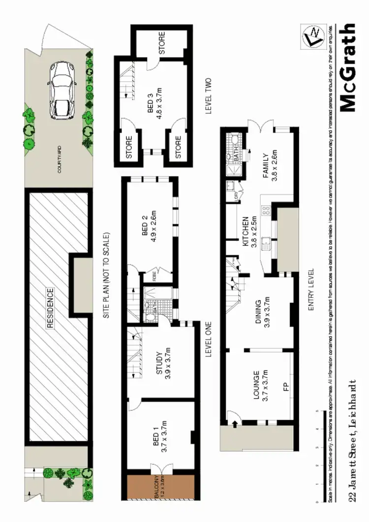 Floorplan of Homely house listing, 22 Jarrett Street, Leichhardt NSW 2040