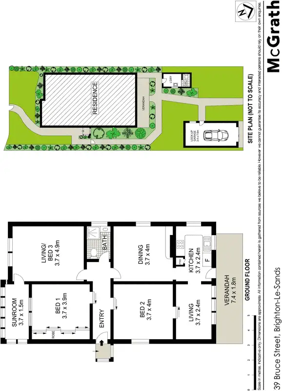 Floorplan of Homely house listing, 39 Bruce Street, Brighton-le-sands NSW 2216