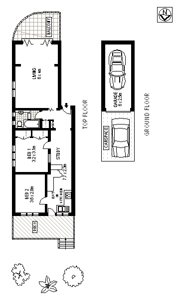 Floorplan of Homely apartment listing, 4/15 Wonderland Avenue, Tamarama NSW 2026