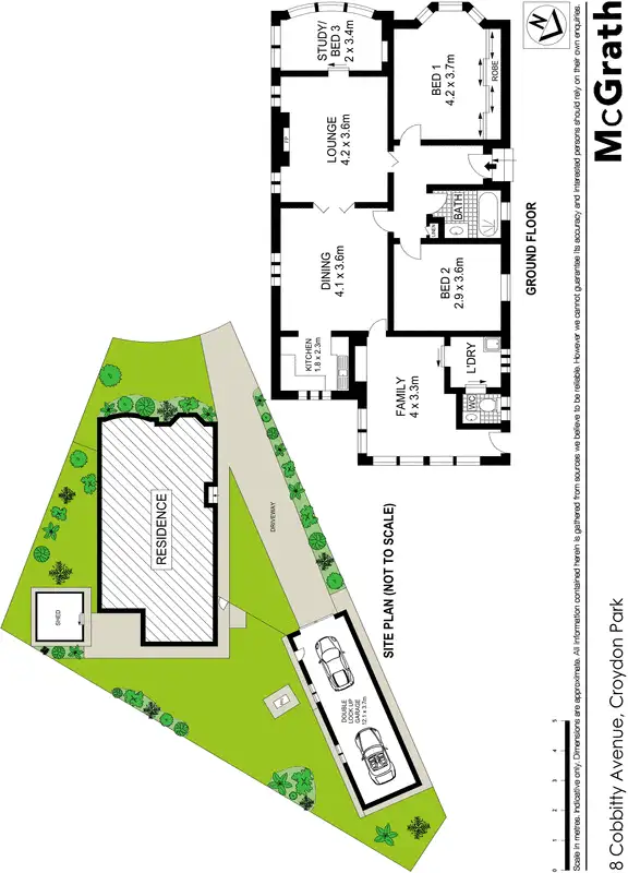 Floorplan of Homely house listing, 8 Cobbitty Avenue, Croydon Park NSW 2133