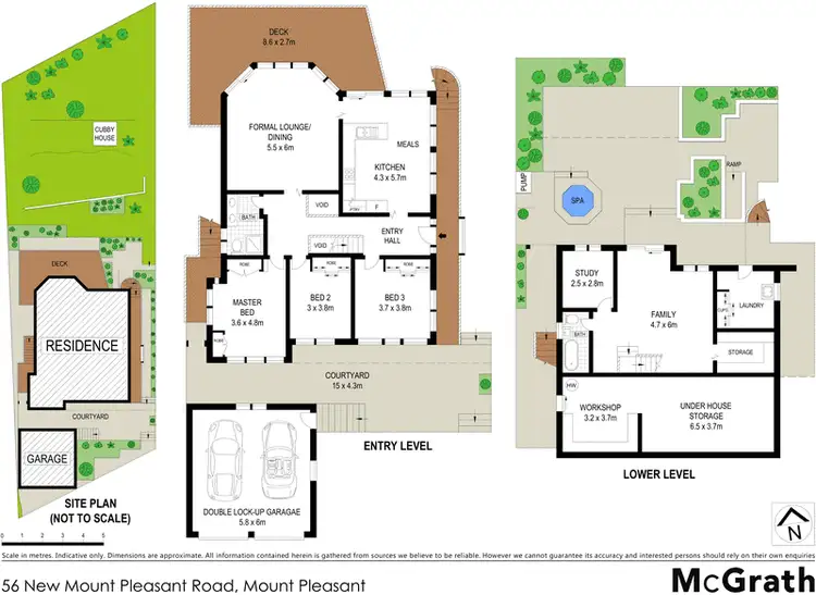 Floorplan of Homely house listing, 56 New Mount Pleasant Road, Mount Pleasant NSW 2519
