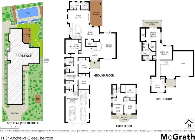 Floorplan of Homely house listing, 11 St Andrews Close, Belrose NSW 2085