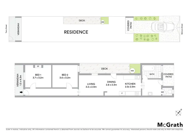 Floorplan of Homely house listing, 85 Terry Street, Tempe NSW 2044