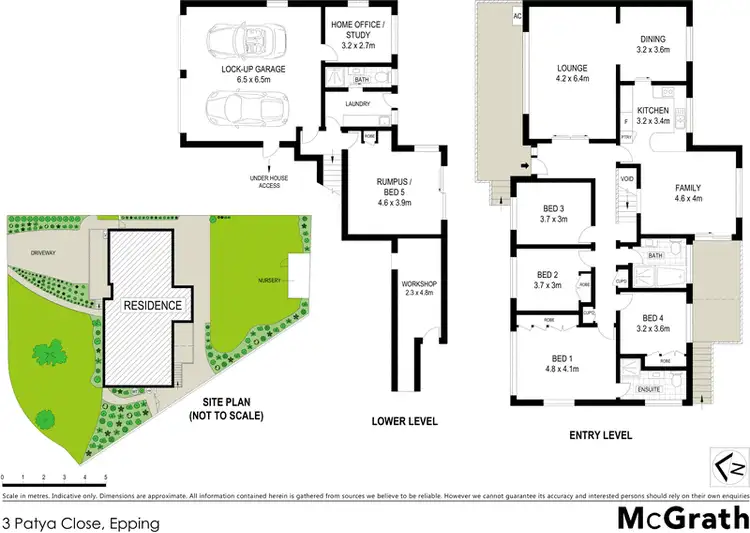 Floorplan of Homely house listing, 3 Patya Close, Epping NSW 2121