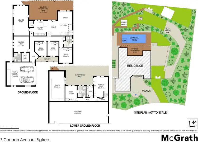 Floorplan of Homely house listing, 7 Canaan Avenue, Figtree NSW 2525