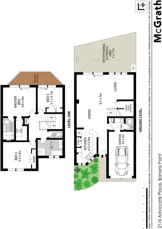 Floorplan of Homely townhouse listing, 21/4 Advocate Place, Banora Point NSW 2486