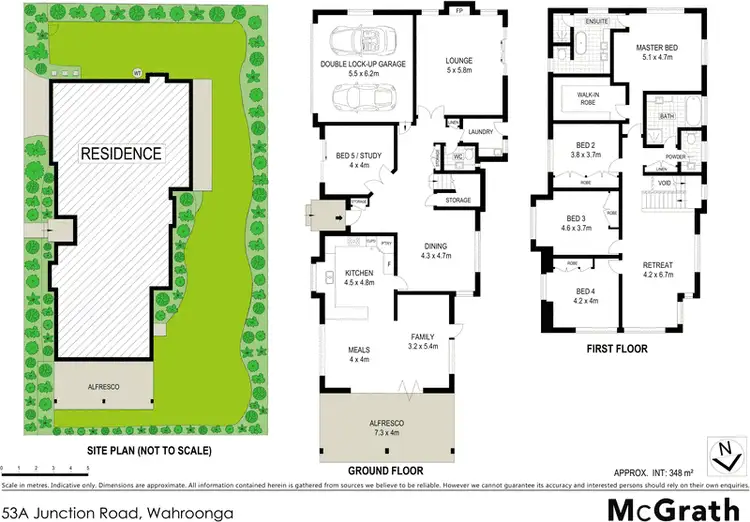Floorplan of Homely house listing, 53A Junction Road, Wahroonga NSW 2076