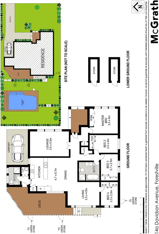 Floorplan of Homely house listing, 14A Davidson Avenue, Forestville NSW 2087