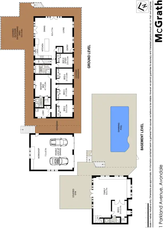Floorplan of Homely house listing, 1 Parkland Avenue, Avondale NSW 2530