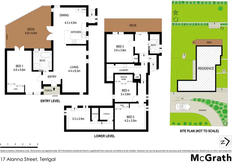 Floorplan of Homely house listing, 17 Alanna Street, Terrigal NSW 2260