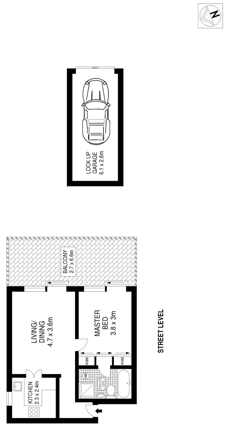 Floorplan of Homely apartment listing, 7/268 Carrington Road, Coogee NSW 2034