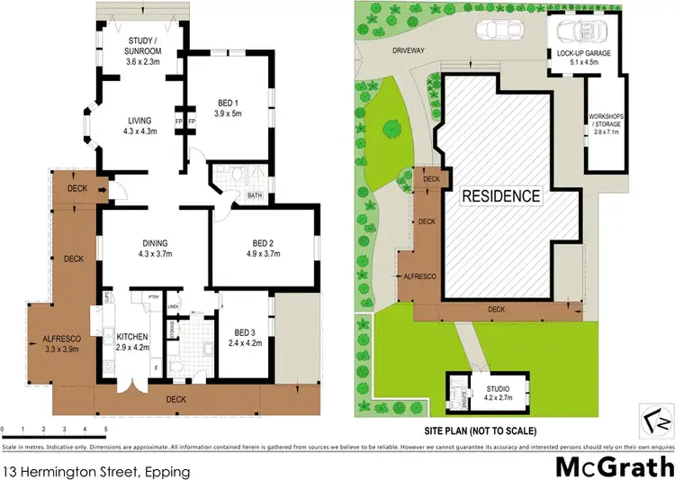 Floorplan of Homely house listing, 13 Hermington Street, Epping NSW 2121