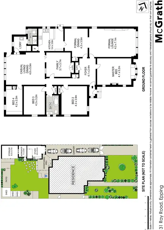 Floorplan of Homely house listing, 31 Ray Road, Epping NSW 2121