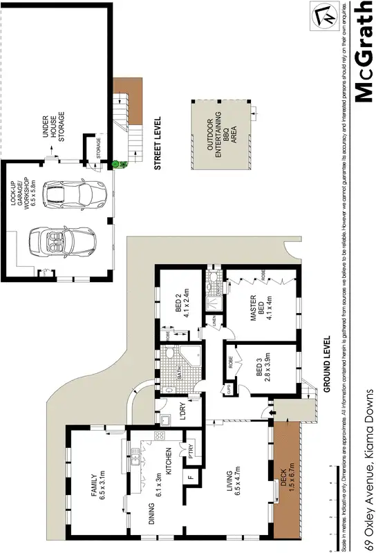 Floorplan of Homely house listing, 69 Oxley Avenue, Kiama Downs NSW 2533