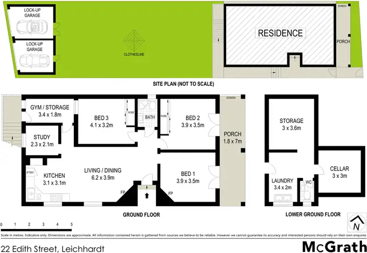 Floorplan of Homely house listing, 22 Edith Street, Leichhardt NSW 2040