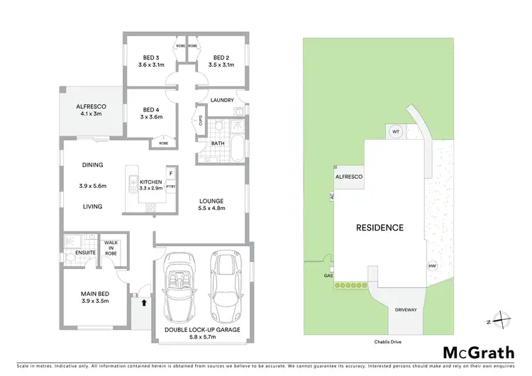 Floorplan of Homely house listing, 23 Chablis Drive, Cessnock NSW 2325