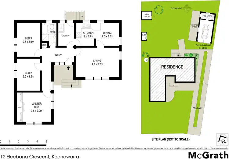 Floorplan of Homely house listing, 12 Eleebana Crescent, Koonawarra NSW 2530