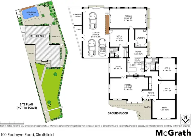 Floorplan of Homely house listing, 100 Redmyre Road, Strathfield NSW 2135