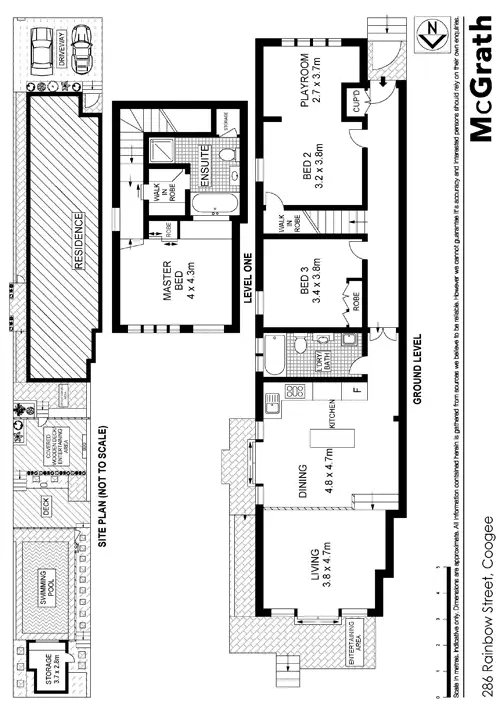 Floorplan of Homely house listing, 286 Rainbow Street, Coogee NSW 2034