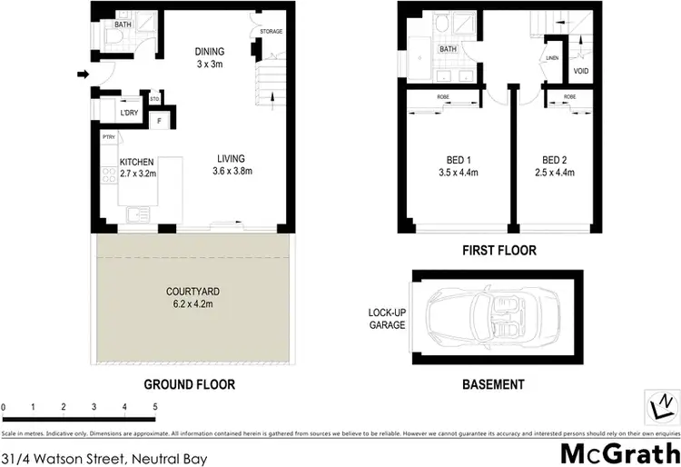 Floorplan of Homely apartment listing, 31/4 Watson Street, Neutral Bay NSW 2089