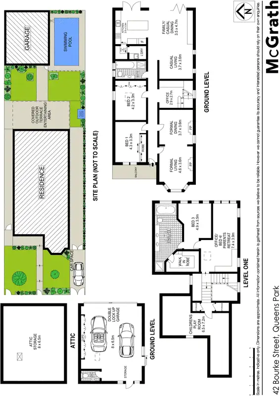 Floorplan of Homely house listing, 42 Bourke Street, Queens Park NSW 2022